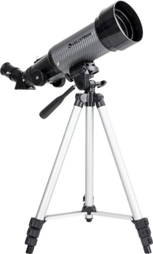 Celestron - Travel Scope 70mm Refractor Telescope - Gray/Black