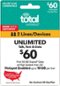 Total Wireless - $60 Unlimited Family 30-Day Plan Card - Green-Front_Standard