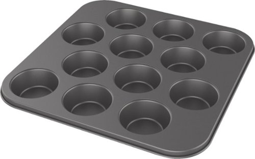 12-Cup Muffin Pan for Ninja Foodi Digital Air Fry Oven - Black