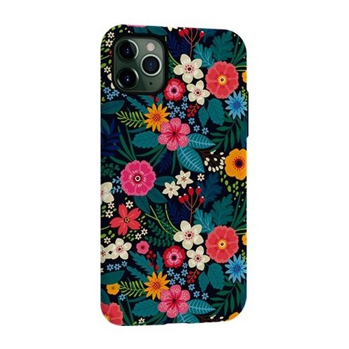 ArtsCase - StrongFit Designers Tough S Flowers Pattern Case for Apple® iPhone® 11 Pro Max - Yellow/Red/Pink/Green/Blue