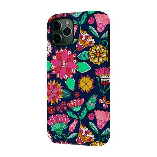 ArtsCase StrongFit Designers Tough S Flowers In Paradise Case for Apple iPhone 11 Pro - Yellow/Red/Pink/Green/Blue WORLDWIDE DELIVERY