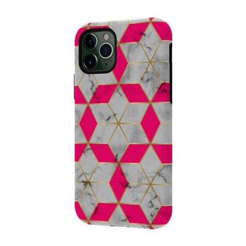 ArtsCase StrongFit Designers Tough S Marble M491 Case for Apple iPhone 11 Pro - Pink/Gray/Gold WORLDWIDE DELIVERY