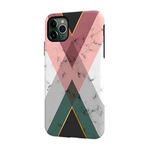ArtsCase StrongFit Designers Tough S New Marble Case for Apple iPhone 11 Pro Max - Green/Gold/Brown/Beige WORLDWIDE DELIVERY