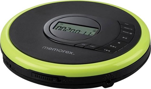 Memorex Portable CD Player with Bluetooth - Black With Bright Green Trim HOW TO BUY