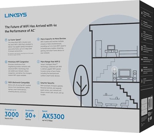 Linksys MX5 Velop AX5300 Mesh Wi-Fi 6 System - White WHERE TO BUY