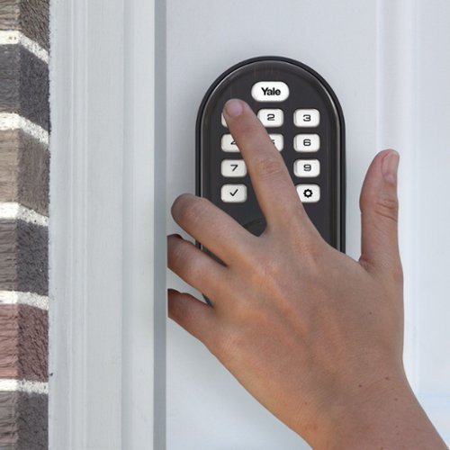 Yale Assure Lock Pushbutton Lock - Oil Rubbed Bronze Permanent GLOBAL SHIPPING