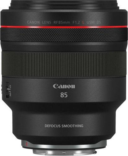Canon RF85mm F1.2 L USM DS Mid-Telephoto Prime Lens for EOS R-Series Cameras - Black GLOBAL SHIPPING