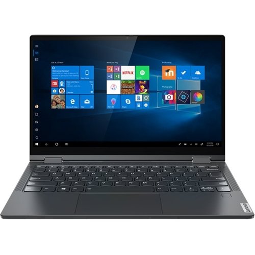 Lenovo - Yoga C640 13 2-in-1 13.3" Touch-Screen Laptop - Intel Core i3 - 8GB Memory - 128GB SSD - Iron Gray