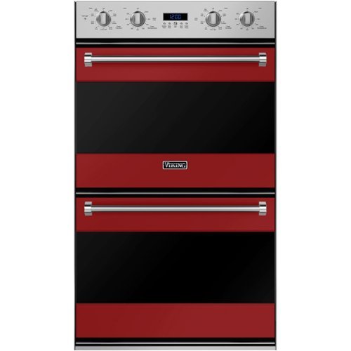 Viking - 3 Series 30" Built-In Double Electric Convection Wall Oven - San marzano red