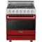 Viking - 3 Series 4.7 Cu. Ft. Freestanding Electric True Convection Range with Self-Cleaning - Reduction Red-Front_Standard