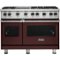 Viking - Professional 5 Series 6.1 Cu. Ft.  Freestanding Double Oven LP Gas Convection Range - Kalamata Red-Front_Standard 