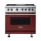 Viking - VGR Freestanding 7-Series Gas 36"W Range - Reduction Red-Front_Standard