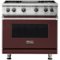 Viking - Professional 5 Series 5.1 Cu. Ft. Freestanding LP Gas Convection Range - Kalamata Red-Front_Standard