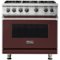 Viking - Professional 5 Series 5.1 Cu. Ft. Freestanding Gas Convection Range - Kalamata Red-Front_Standard
