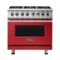 Viking - VGR Freestanding 7-Series Gas 36"W Range - San Marzano Red-Front_Standard