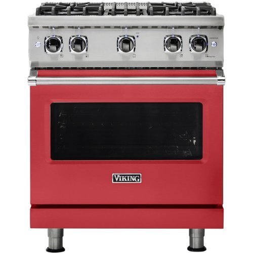 Viking - Professional 5 Series 4.0 Cu. Ft. Freestanding Gas Convection Range - San marzano red