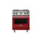 Viking - Professional 5 Series 4.0 Cu. Ft. Freestanding LP Gas Convection Range - Reduction Red-Front_Standard
