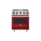 Viking - Professional 5 Series 4.0 Cu. Ft. Freestanding Gas Convection Range - Reduction Red-Front_Standard