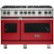 Viking - Professional 5 Series Freestanding Double Oven Gas Convection Range - San Marzano Red-Front_Standard