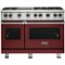 Viking - Professional 5 Series 6.1 Cu. Ft. Freestanding Double Oven LP Gas Convection Range - Reduction Red-Front_Standard