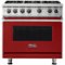 Viking - Professional 5 Series 5.1 Cu. Ft. Freestanding Gas Convection Range - Reduction Red-Front_Standard