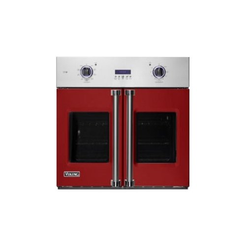 Viking - Professional 7 Series 30" Built-In Single Electric Convection Oven - Kalamata Red