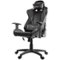 Arozzi - Gladiator 8100 Series Ergonomic Gaming Chair - Black-Front_Standard