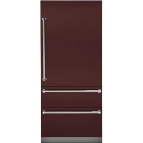 Viking - Professional 7 Series 20 Cu. Ft. Bottom-Freezer Built-In Refrigerator - Kalamata red