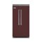Viking - Professional 5 Series Quiet Cool 25.3 Cu. Ft. Side-by-Side Built-In Refrigerator - Kalamata Red-Front_Standard