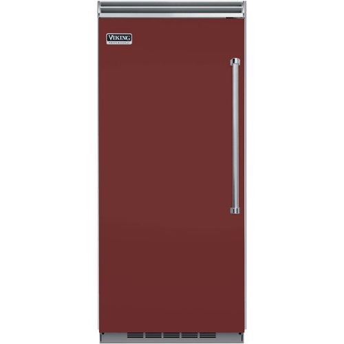 Viking - Professional 5 Series Quiet Cool 19.2 Cu. Ft. Upright Freezer with Interior Light - Reduction red