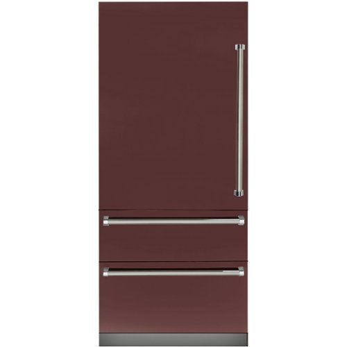 Viking - Professional 7 Series 20 Cu. Ft. Bottom-Freezer Built-In Refrigerator - Kalamata red