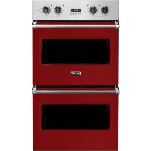 Viking - Professional 5 Series 30" Built-In Double Electric Convection Wall Oven - San marzano red