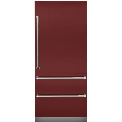 Viking - Professional 7 Series 20 Cu. Ft. Bottom-Freezer Built-In Refrigerator - Reduction red