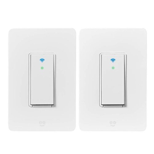 Geeni - Tap Wi-Fi Smart Light Switch (2-Pack) - White