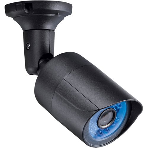 Geeni - Hawk Indoor/Outdoor Wi-Fi Wireless Network Surveillance Camera - Black-Front_Standard 