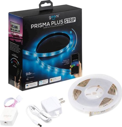 Geeni - Prisma Plus Smart LED Multicolor Wi-Fi Light Strip - White
