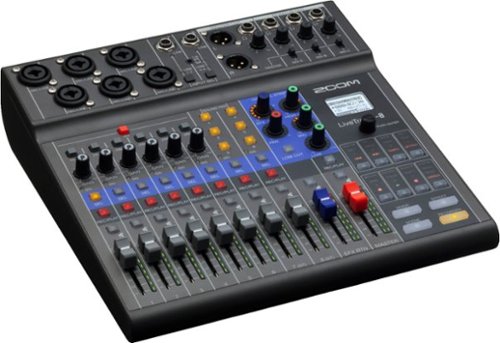 Zoom LiveTrak L-8 Podcast Digital Mixer/Recorder - Black WORLDWIDE DELIVERY