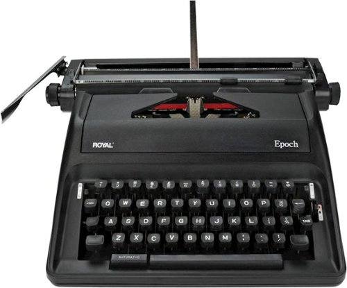 Royal - Epoch Manual Typewriter - Black-Front_Standard 