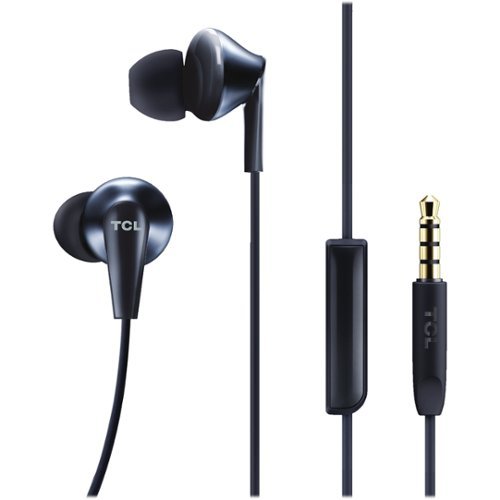 TCL - ELIT Series ELIT300BL Wired In-Ear Headphones - Midnight Blue-Front_Standard 