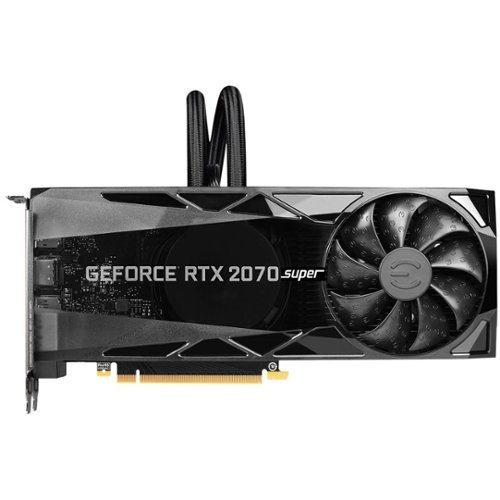 EVGA - XC HYBRID GAMING NVIDIA GeForce RTX 2070 SUPER 8GB GDDR6 PCI Express 3.0 Graphics Card - Black-Front_Standard 
