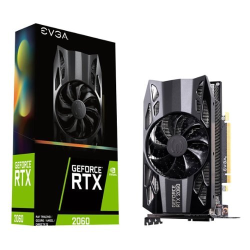 EVGA - GAMING NVIDIA GeForce RTX 2060 6GB GDDR6 PCI Express 3.0 Graphics Card - Black-Front_Standard 