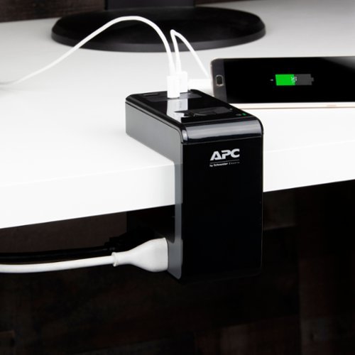 APC Surge Arrest Essential 6 Outlet/3 USB 1080 Joules Surge Protector Strip - Black WHERE TO BUY