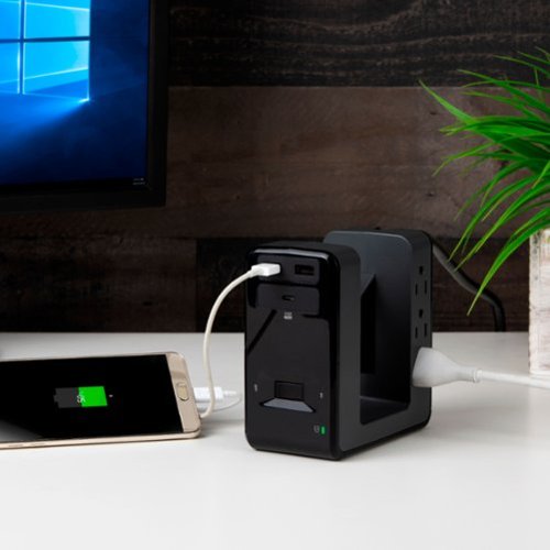 APC Surge Arrest Essential 6 Outlet/3 USB 1080 Joules Surge Protector Strip - Black SHOP ONLINE