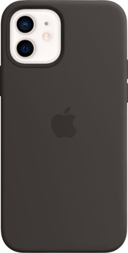 UPC 194252168851 product image for Apple - iPhone 12 mini Silicone Case with MagSafe - Black | upcitemdb.com