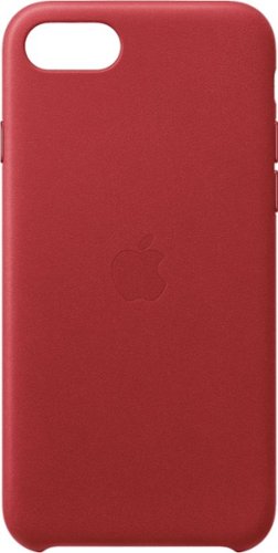 Apple - Leather Case for Apple® iPhone® SE (2nd Generation) - (PRODUCT)RED-Front_Standard 