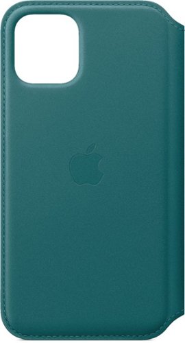 Apple - iPhone 11 Pro Leather Folio - Peacock