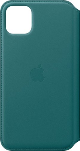 Apple - iPhone 11 Pro Max Leather Folio - Peacock