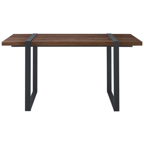 Walker Edison - Urban Blend Rectangular Dining Table - Dark Walnut