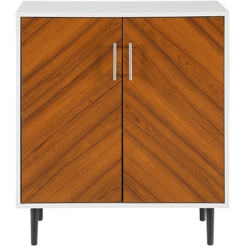 Walker Edison - Modern Cabinet For Most TVs Up to 30" - White