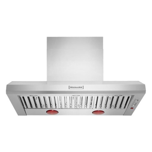 KitchenAid - 48" Externally Vented Range Hood - Stainless steel